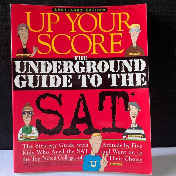 Up Your Score 2001-2002: The Underground Guide to the SAT - Picture 1 of 7